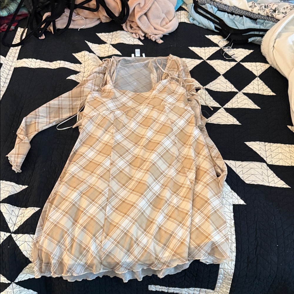 Top Shop Mini Dress Sheer Jacket set